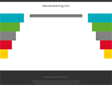 Tablet Screenshot of deluxecleaning.com